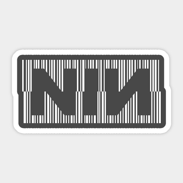 Nine Inch Nails - Shift Sticker by jeffective